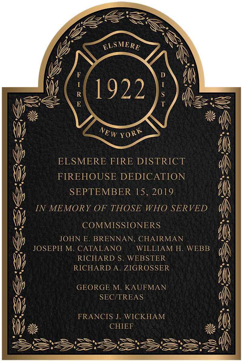 Bronze Memorial Plaques, cast Bronze Memorial Plaques, firefighter plaque, bronze firefighter plaque, cast bronze firefighter plaques
